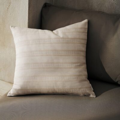 Μαξιλαροθήκη 50x50cm GOFIS HOME  Laurel Hemp Beige 731/04