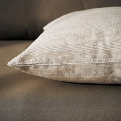 Μαξιλαροθήκη 50x50cm GOFIS HOME  Laurel Hemp Beige 731/04 - Image 2