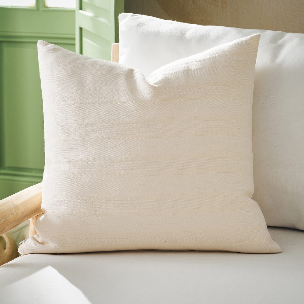 Μαξιλαροθήκη 50x50cm GOFIS HOME Laurel Bone Beige 731/05