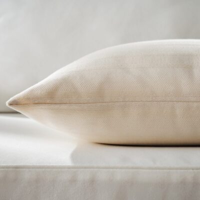 Μαξιλαροθήκη 50x50cm GOFIS HOME  Laurel Bone Beige 731/05 - Image 2