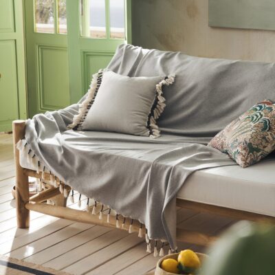 Ριχτάρι Διακοσμητικό 180x180cm GOFIS HOME  Kianga Opal Grey 226/15 - Image 3