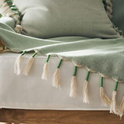 Ριχτάρι Διακοσμητικό 180x180cm GOFIS HOME  Kianga Bean Green 226/18 - Image 2
