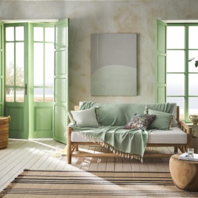 Ριχτάρι Διακοσμητικό 180x180cm GOFIS HOME  Kianga Bean Green 226/18 - Image 5