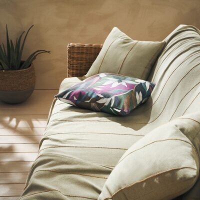 Ριχτάρι Τριθέσιου 180x310cm GOFIS HOME  Rabia Green/Mustard 321/11 - Image 3
