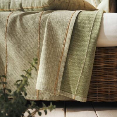 Ριχτάρι Τριθέσιου 180x310cm GOFIS HOME  Rabia Green/Mustard 321/11 - Image 4