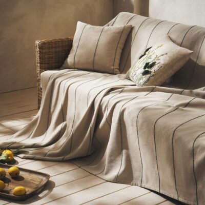 Ριχτάρι Τριθέσιου 180x310cm GOFIS HOME  Rabia Beige/Green 321/18