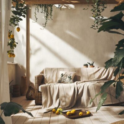 Ριχτάρι Τριθέσιου 180x310cm GOFIS HOME  Rabia Beige/Green 321/18 - Image 4