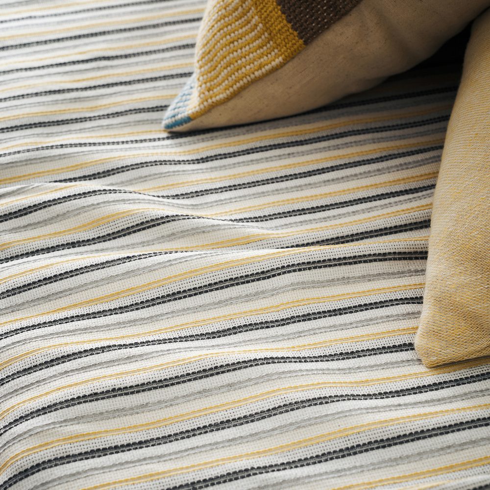 Ριχτάρι Τριθέσιου 180x310cm GOFIS HOME Clover Grey/Yellow 334/01