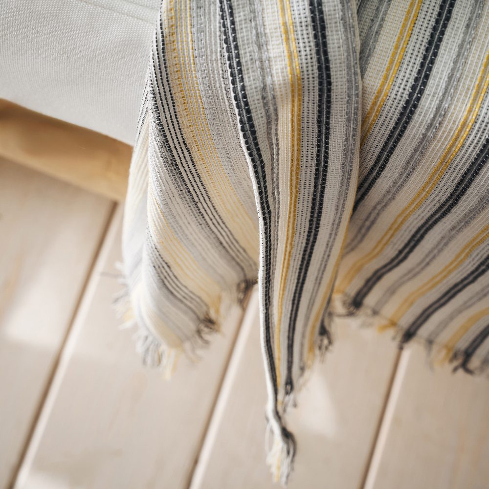 Ριχτάρι Τριθέσιου 180x310cm GOFIS HOME Clover Grey/Yellow 334/01 - Image 4