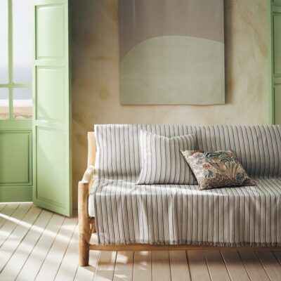 Ριχτάρι Τριθέσιου 180x310cm GOFIS HOME  Clover Brown/Grey 334/21