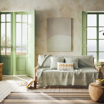 Ριχτάρι Τετραθέσιου 180x350cm GOFIS HOME  Ziyi Studio Green 339/03 - Image 4