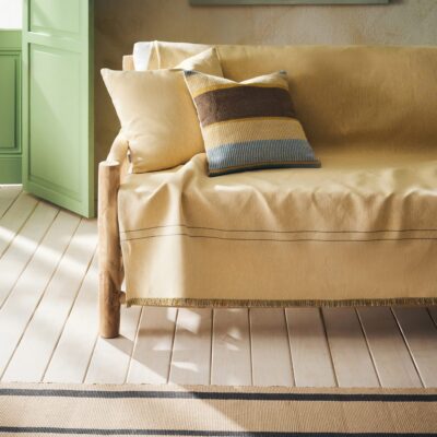 Ριχτάρι Τετραθέσιου 180x350cm GOFIS HOME  Ziyi Wheat Yellow 339/04