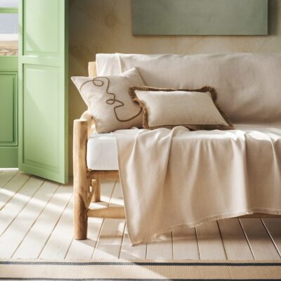 Ριχτάρι Τριθέσιου 180x310cm GOFIS HOME  Keira Cream 358/05 - Image 3