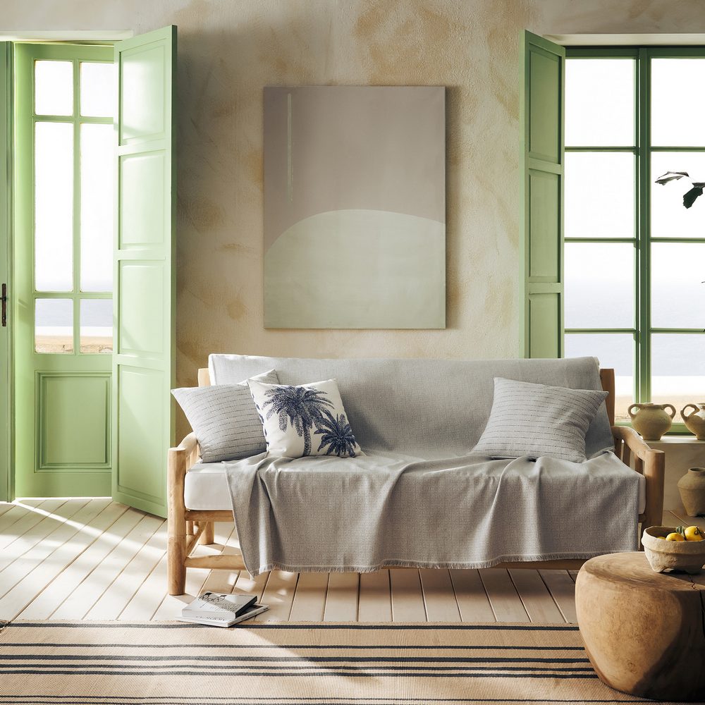 Ριχτάρι Τριθέσιου 180x310cm GOFIS HOME  Keira Opal Grey 358/15 - Image 4