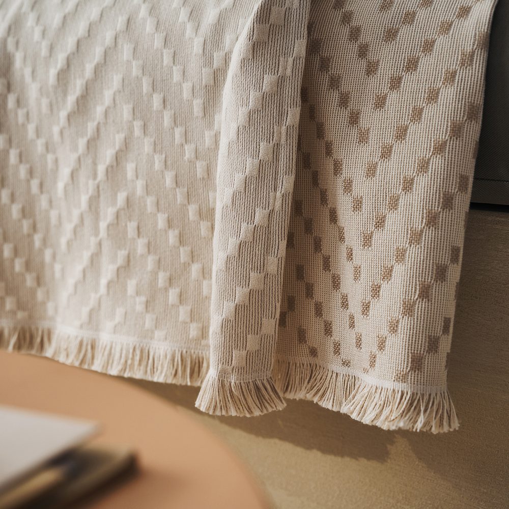 Ριχτάρι Διθέσιου 180x250cm GOFIS HOME  Ori Natural Beige 401/06 - Image 4