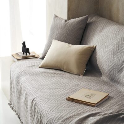 Ριχτάρι Τριθέσιου 180x310cm GOFIS HOME  Ori Rock Grey 401/15