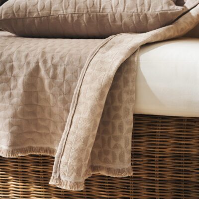 Ριχτάρι Τριθέσιου 180x310cm GOFIS HOME  Eliena Warm Beige 402/06 - Image 5