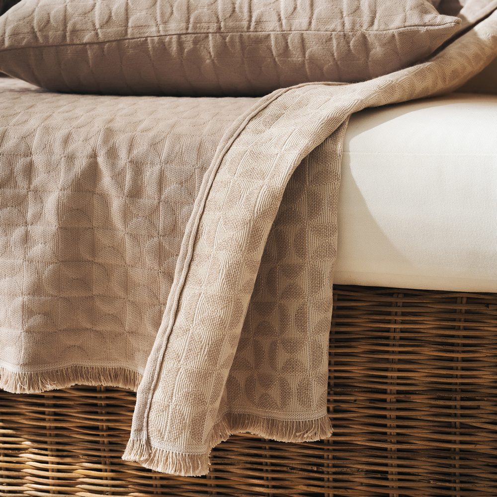 Ριχτάρι Τριθέσιου 180x310cm GOFIS HOME Eliena Warm Beige 402/06 - Image 5