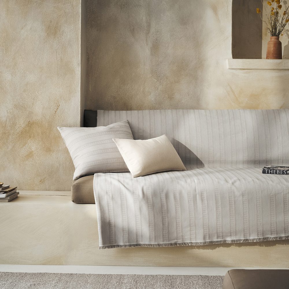 Ριχτάρι Διθέσιου 180x250cm GOFIS HOME Laurel Rock Grey 731/14 - Image 4