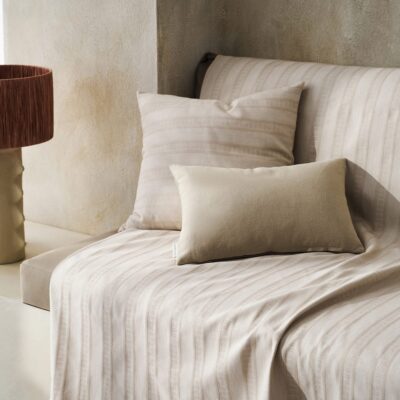 Ριχτάρι Τριθέσιου 180x310cm GOFIS HOME  Laurel Hemp Beige 731/04 - Image 3