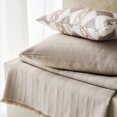Ριχτάρι Τριθέσιου 180x310cm GOFIS HOME  Laurel Hemp Beige 731/04 - Image 6