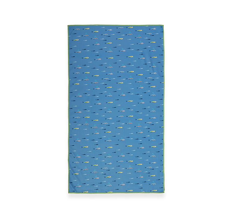NEF-NEF ΠΑΙΔΙΚΗ ΠΕΤΣΕΤΑ ΘΑΛΑΣΣΗΣ FISH TEAM 70X120 NEF-NEF HOMEWARE, 100% ΠΟΛΥΕΣΤΕΡΑΣ