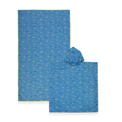 NEF-NEF ΠΑΙΔΙΚΗ ΠΕΤΣΕΤΑ ΘΑΛΑΣΣΗΣ  FISH TEAM 70X120 NEF-NEF HOMEWARE, 100% ΠΟΛΥΕΣΤΕΡΑΣ - Image 2