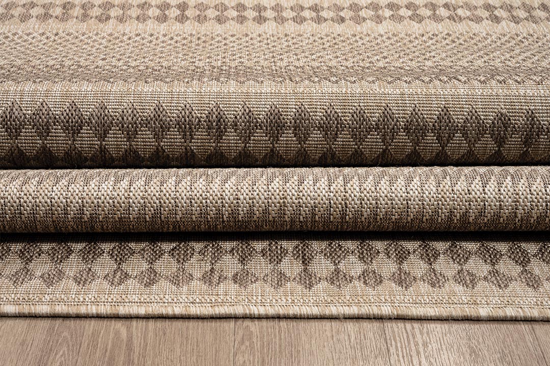 NewPlan ΧΑΛΙ ETHNIK 202668C BROWN/CARAMEL BEIGE - Image 3