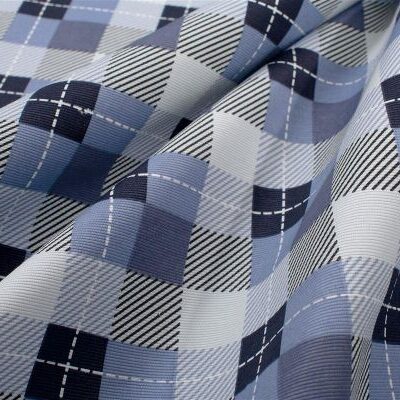 DIMcol Τραπεζομάντηλο Αλέκιαστο Checkered 468 140X180 Blue 70/30 Cott/Pol - Image 2