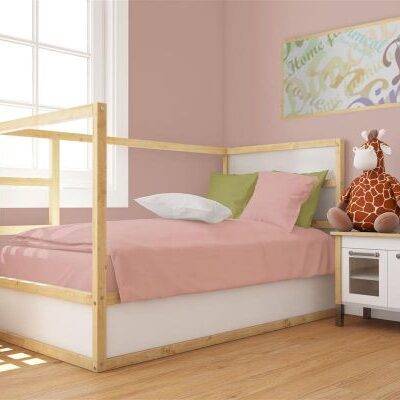 DIMcol Πάπλωμα bebe Solid 503 120X160 Dusty Rose 100% Cotton