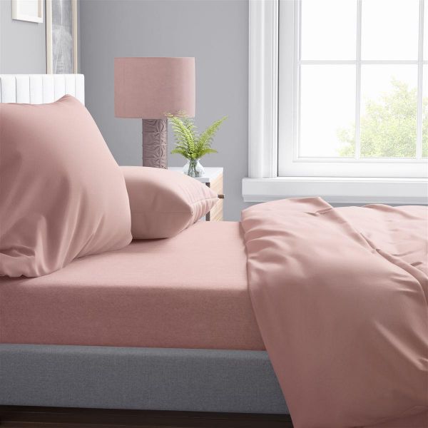 DIMcol Παπλωματοθήκη Solid 503 220X240 Dusty Rose 100% Cotton