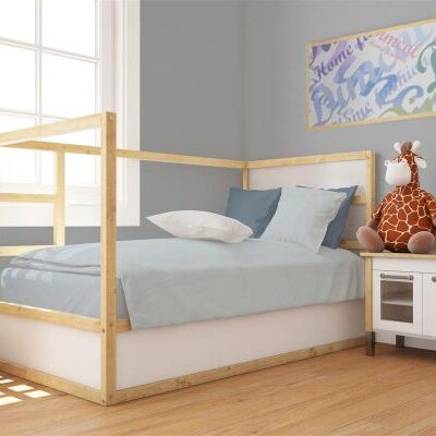 DIMcol Πάπλωμα bebe Solid 505 120X160 Light Blue-Grey 100% Cotton