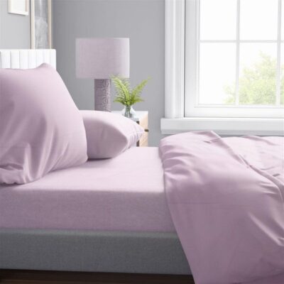 DIMcol Παπλωματοθήκη Solid 506 220X240 Light Purple 100% Cotton