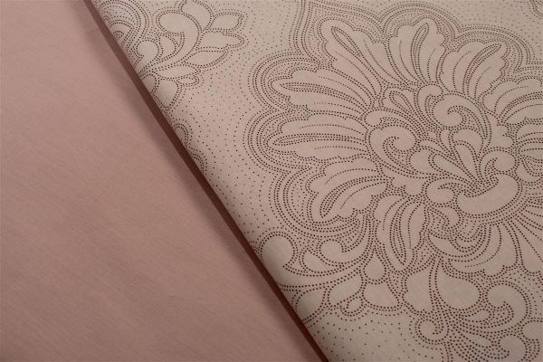DIMcol Σεντόνια Εμπριμέ Σετ 3 τεμ Άρτεμις 703 160X240 Dusty Rose 100% Cotton - Image 2