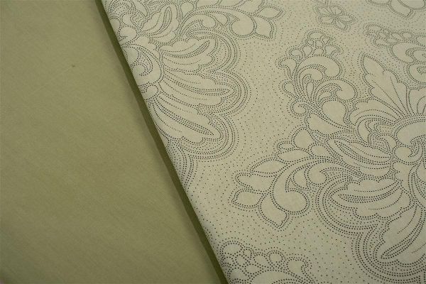DIMcol Σεντόνια Εμπριμέ Σετ 4 τεμ Άρτεμις 704 240X270 Light Olive 100% Cotton - Image 2