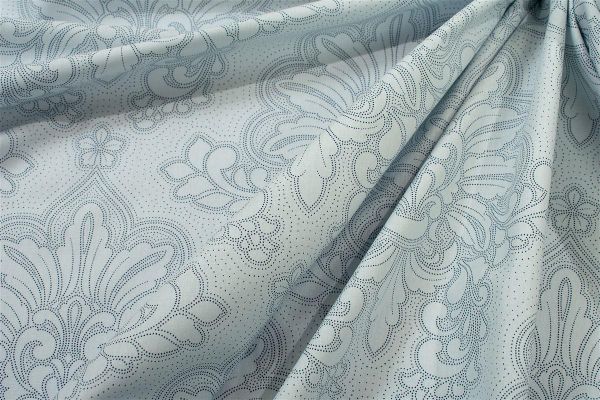 DIMcol Σεντόνια Εμπριμέ Σετ 4 τεμ Άρτεμις 705 240X270 Light Blue-Grey 100% Cotton - Image 2
