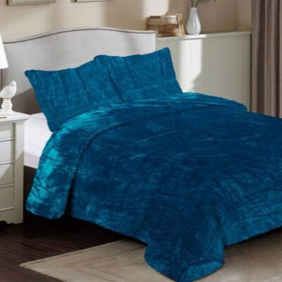 DIMcol Κουβέρτα Coral Fleece Solid 03 160X220 Petrol 100% Polyester