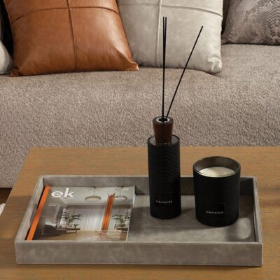 ΔΙΣΚΟΣ LETHAL 30X50Χ5 ΜΕ ΥΦΗ ΔΕΡΜΑΤΟΣ NEF-NEF HOMEWARE, ΤΕΧΝΗΤΟ ΔΕΡΜΑ - Image 3