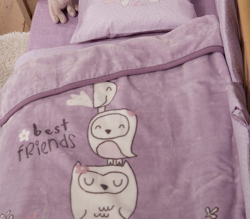 ΒΡΕΦΙΚΗ ΚΟΥΒΕΡΤΑ ΑΓΚΑΛΙΑΣ BEST FRIENDS 75X100 NEF-NEF HOMEWARE, 100% ΠΟΛΥΕΣΤΕΡΑΣ - Image 2