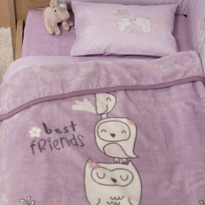 ΒΡΕΦΙΚΗ ΚΟΥΒΕΡΤΑ ΚΟΥΝΙΑΣ BEST FRIENDS 100Χ140 NEF-NEF HOMEWARE, 100% ΠΟΛΥΕΣΤΕΡΑΣ