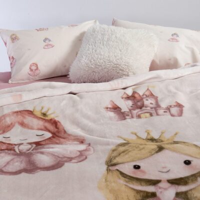 ΠΑΙΔΙΚΗ ΚΟΥΒΕΡΤΑ OUR PRINCESS 160Χ220 NEF-NEF HOMEWARE, 100% ΠΟΛΥΕΣΤΕΡΑΣ - Image 2
