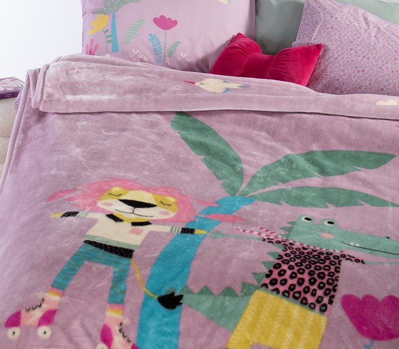 ΠΑΙΔΙΚΗ ΚΟΥΒΕΡΤΑ ROLLER FRIENDS 160Χ220 NEF-NEF HOMEWARE, 100% ΠΟΛΥΕΣΤΕΡΑΣ