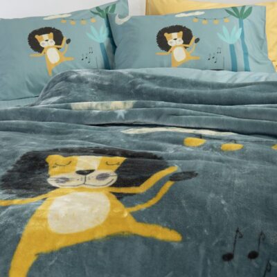 ΠΑΙΔΙΚΗ ΚΟΥΒΕΡΤΑ WILD DANCE 160Χ220 NEF-NEF HOMEWARE, 100% ΠΟΛΥΕΣΤΕΡΑΣ - Image 2