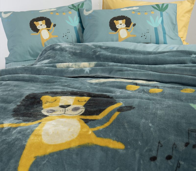 ΠΑΙΔΙΚΗ ΚΟΥΒΕΡΤΑ WILD DANCE 160Χ220 NEF-NEF HOMEWARE, 100% ΠΟΛΥΕΣΤΕΡΑΣ - Image 2