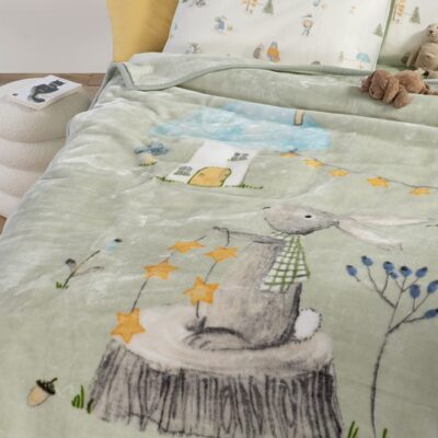ΠΑΙΔΙΚΗ ΚΟΥΒΕΡΤΑ WOODLAND PARTY 160Χ220 NEF-NEF HOMEWARE, 100% ΠΟΛΥΕΣΤΕΡΑΣ