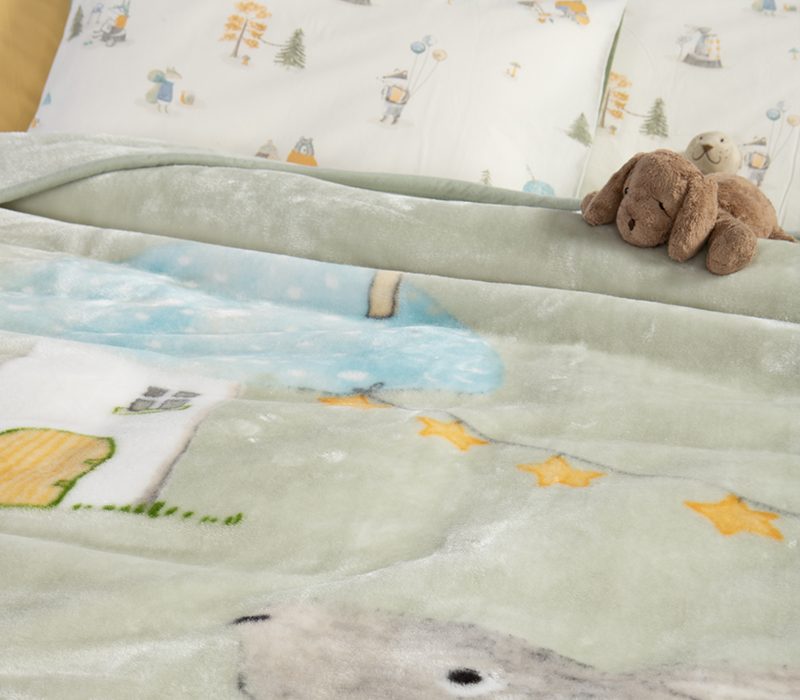 ΠΑΙΔΙΚΗ ΚΟΥΒΕΡΤΑ WOODLAND PARTY 160Χ220 NEF-NEF HOMEWARE, 100% ΠΟΛΥΕΣΤΕΡΑΣ - Image 2