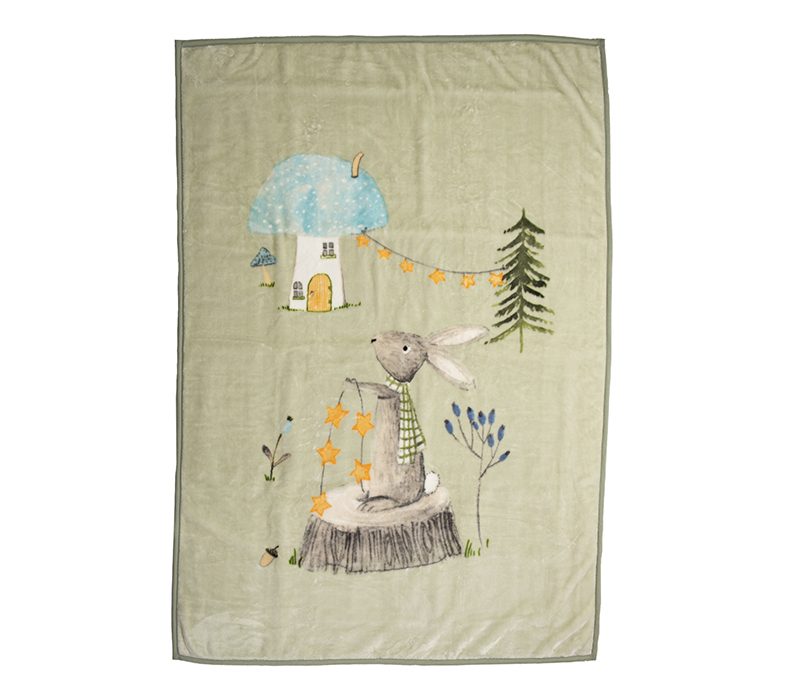 ΠΑΙΔΙΚΗ ΚΟΥΒΕΡΤΑ WOODLAND PARTY 160Χ220 NEF-NEF HOMEWARE, 100% ΠΟΛΥΕΣΤΕΡΑΣ - Image 3
