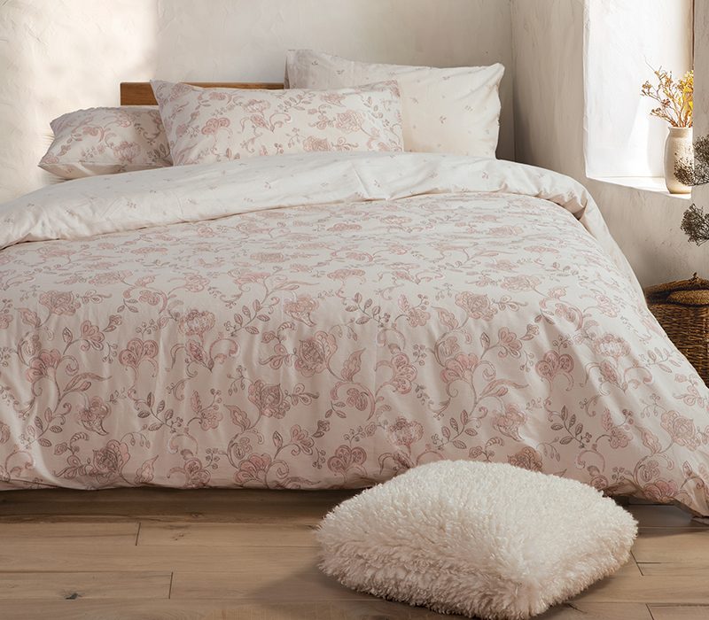 ΣΕΤ ΣΕΝΤΟΝΙΑ ΜΟΝΑ CARENA 170X270 NEF-NEF HOMEWARE, 100% ΒΑΜΒΑΚΙ