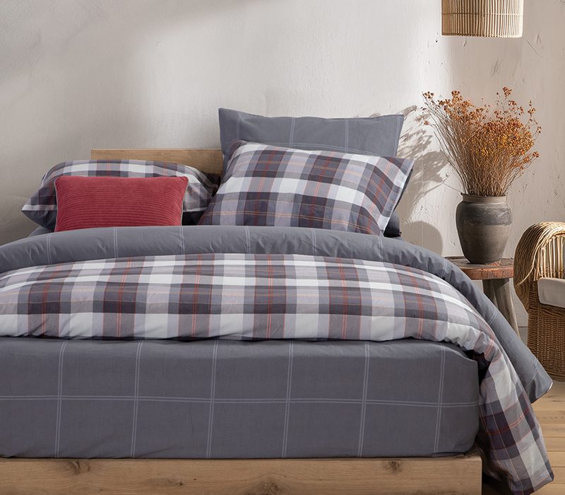 ΣΕΤ ΣΕΝΤΟΝΙΑ ΜΟΝΑ RACKET ΜΕ ΛΑΣΤΙΧΟ  NEF-NEF HOMEWARE, 100% ΒΑΜΒΑΚΙ - Image 2