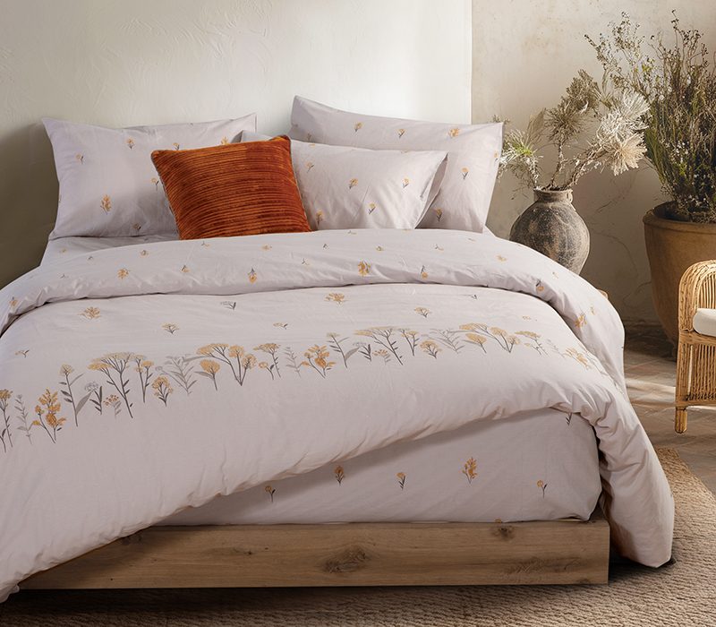 ΣΕΤ ΣΕΝΤΟΝΙΑ ΜΟΝΑ FRAGESCA ΜΕ ΛΑΣΤΙΧΟ NEF-NEF HOMEWARE, 100% ΒΑΜΒΑΚΙ